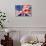 United States And British Flag-daboost-Art Print displayed on a wall