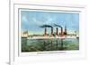 United States Armoured Cruiser 'Brooklyn', C1890S-null-Framed Giclee Print