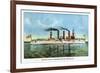 United States Armoured Cruiser 'Brooklyn', C1890S-null-Framed Giclee Print