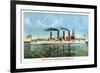 United States Armoured Cruiser 'Brooklyn', C1890S-null-Framed Giclee Print