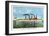 United States Armoured Cruiser 'Brooklyn', C1890S-null-Framed Giclee Print