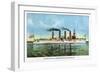 United States Armoured Cruiser 'Brooklyn', C1890S-null-Framed Giclee Print