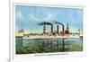 United States Armoured Cruiser 'Brooklyn', C1890S-null-Framed Giclee Print