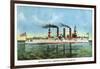 United States Armoured Cruiser 'Brooklyn', C1890S-null-Framed Giclee Print