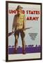 United States Army Poster-Tom Woodburn-Framed Giclee Print