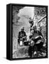 United States Army Signal Corps Using Captured German Telephone Equipment, World War 1-null-Framed Stretched Canvas