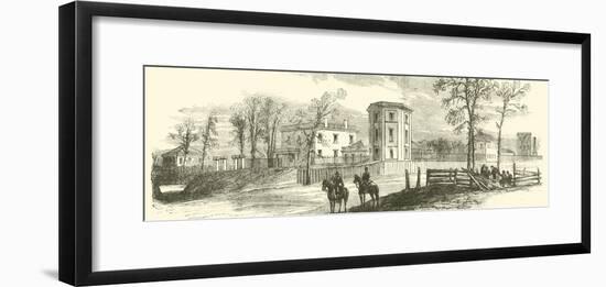 United States Arsenal at Fayetteville, March 1865-null-Framed Giclee Print