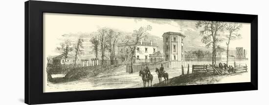 United States Arsenal at Fayetteville, March 1865-null-Framed Giclee Print