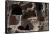 United States, Bandelier National Monument, Anasazi Culture, Cliff Dwellings-null-Framed Stretched Canvas