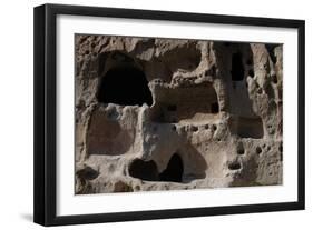 United States, Bandelier National Monument, Anasazi Culture, Cliff Dwellings-null-Framed Giclee Print
