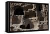 United States, Bandelier National Monument, Anasazi Culture, Cliff Dwellings-null-Framed Stretched Canvas