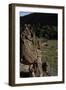 United States. Bandelier National Monument, Tyuonyi, Pueblo Indian Settlement-null-Framed Giclee Print