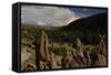 United States. Bandelier National Monument, Tyuonyi, Pueblo Indian Settlement-null-Framed Stretched Canvas