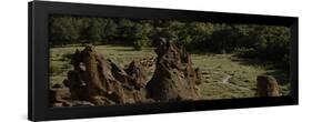 United States. Bandelier National Monument, Tyuonyi, Pueblo Indian Settlement-null-Framed Giclee Print