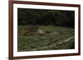 United States. Bandelier National Monument, Tyuonyi, Pueblo Indian Settlement-null-Framed Giclee Print