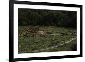 United States. Bandelier National Monument, Tyuonyi, Pueblo Indian Settlement-null-Framed Giclee Print