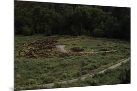 United States. Bandelier National Monument, Tyuonyi, Pueblo Indian Settlement-null-Mounted Giclee Print