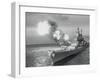 United States Battleship in the Ocean-null-Framed Photographic Print