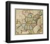 United States, c.1833-David H^ Burr-Framed Art Print