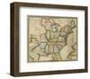 United States, c.1833-David H^ Burr-Framed Art Print