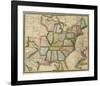 United States, c.1833-David H^ Burr-Framed Art Print