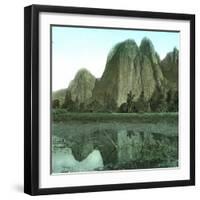 United States (California), the Cathedral Rock in the Yosemite Valley-Leon, Levy et Fils-Framed Photographic Print