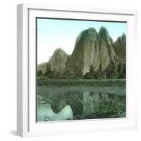 United States (California), the Cathedral Rock in the Yosemite Valley-Leon, Levy et Fils-Framed Photographic Print