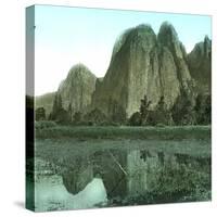 United States (California), the Cathedral Rock in the Yosemite Valley-Leon, Levy et Fils-Stretched Canvas