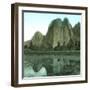 United States (California), the Cathedral Rock in the Yosemite Valley-Leon, Levy et Fils-Framed Premium Photographic Print