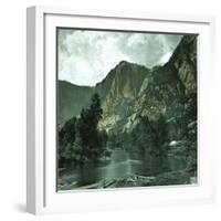 United States (California), the El Capitan Moutain in the Yosemite Valley-Leon, Levy et Fils-Framed Photographic Print