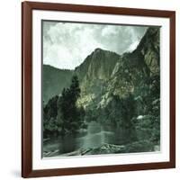 United States (California), the El Capitan Moutain in the Yosemite Valley-Leon, Levy et Fils-Framed Photographic Print