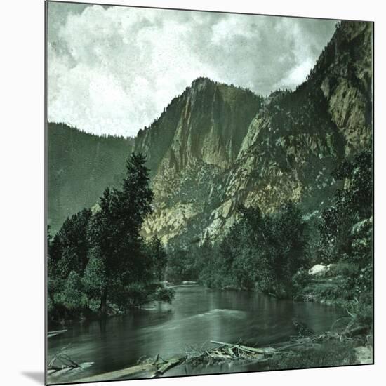 United States (California), the El Capitan Moutain in the Yosemite Valley-Leon, Levy et Fils-Mounted Photographic Print