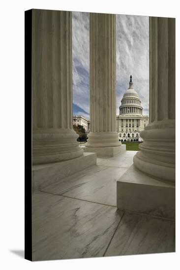 United States Capital-Michael Shake-Stretched Canvas