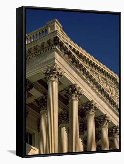 United States Capitol Building Colonnade-Carol Highsmith-Framed Stretched Canvas