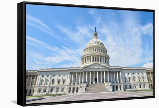 United States Capitol Building East Facade - Washington DC United States-Orhan-Framed Stretched Canvas