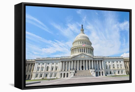 United States Capitol Building East Facade - Washington DC United States-Orhan-Framed Stretched Canvas