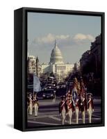 United States Capitol Building - Houses of Congress-Carol Highsmith-Framed Stretched Canvas