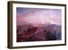 United States Capitol In Washington DC at Dusk-Markus Bleichner-Framed Art Print