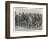 United States Cavalrymen Mounting During the Fighting Against Native Americans-Frederic Sackrider Remington-Framed Art Print