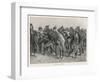 United States Cavalrymen Mounting During the Fighting Against Native Americans-Frederic Sackrider Remington-Framed Art Print