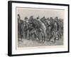 United States Cavalrymen Mounting During the Fighting Against Native Americans-Frederic Sackrider Remington-Framed Art Print