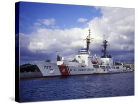 United States Coast Guard Cutter Rush Docked in Pearl Harbor, Hawaii-Stocktrek Images-Stretched Canvas