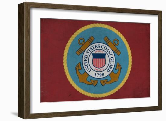 United States Coast Guard - Military - Insignia-Lantern Press-Framed Art Print