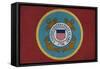 United States Coast Guard - Military - Insignia-Lantern Press-Framed Stretched Canvas