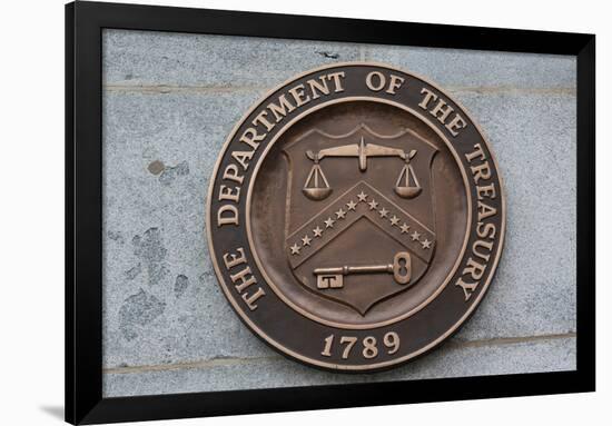 United States Department of Treasury Seal Photo Print Poster-null-Framed Poster