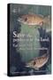 United States Food Administration Advisory: Save the Products of the Land-Charles Livingston Bull-Stretched Canvas