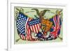 United States, Great Britain, Flags and Seals-null-Framed Premium Giclee Print