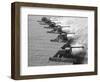 United States, Kansas: Kansas Wheat Being Harvested at Dusk during Summer, 2022 (Photo)-Sisse Brimberg-Framed Giclee Print