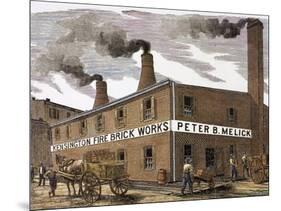 United States. Kensington Fire Brick Works-null-Mounted Premium Giclee Print