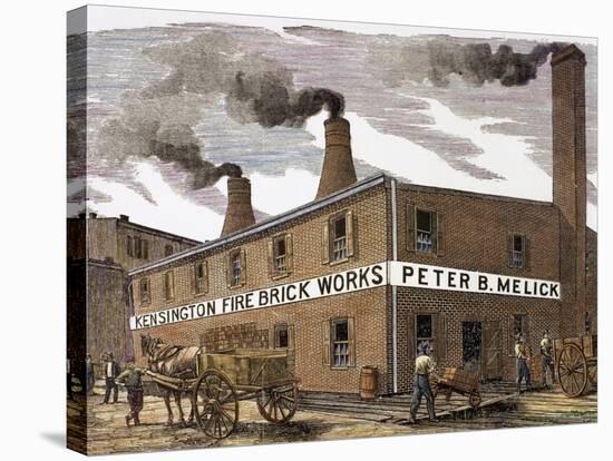 United States. Kensington Fire Brick Works-null-Stretched Canvas